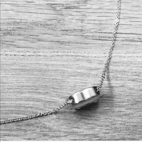 Fossil Sterling Silver Keyhole Necklace - Picture 5 of 7